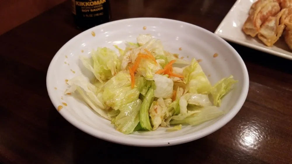 Salad with Ginger Dressing